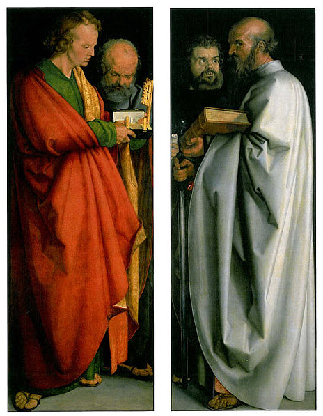 Painting by Durer: The Four Apostles