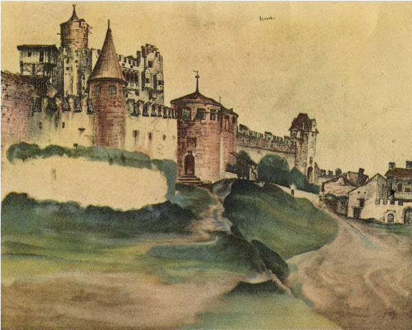 Albrecht Durer -- Trento Castle